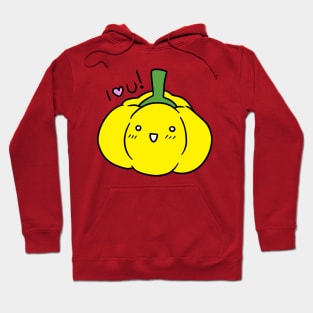 I Love You - Yellow Bell Pepper Hoodie